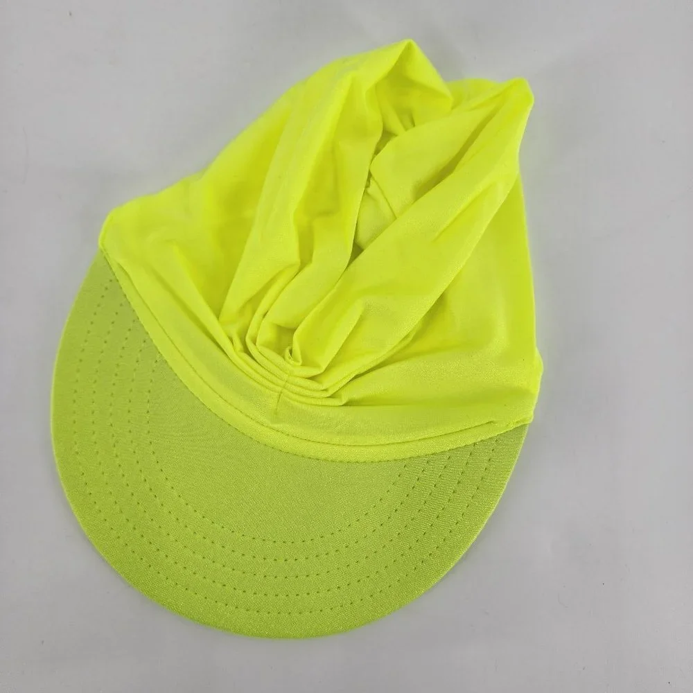 Kids UPF50 Sun Hat‎ Hi Viz Neon Yellow Ages 5-12 NWT